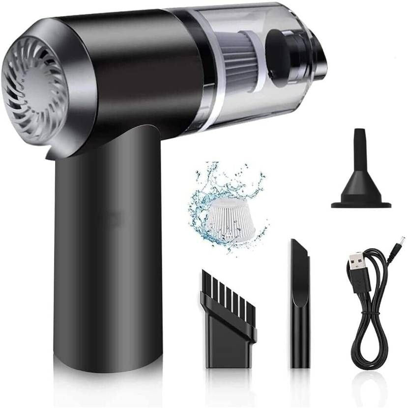 3-in-1 Portable Mini Vacuum Cleaner & Air Blower | USB Rechargeable | For Car, Home & Electronics Cleaning